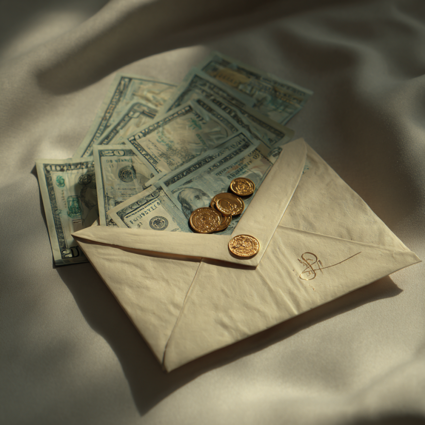 Un sobre con dinero | Fuente: Midjourney