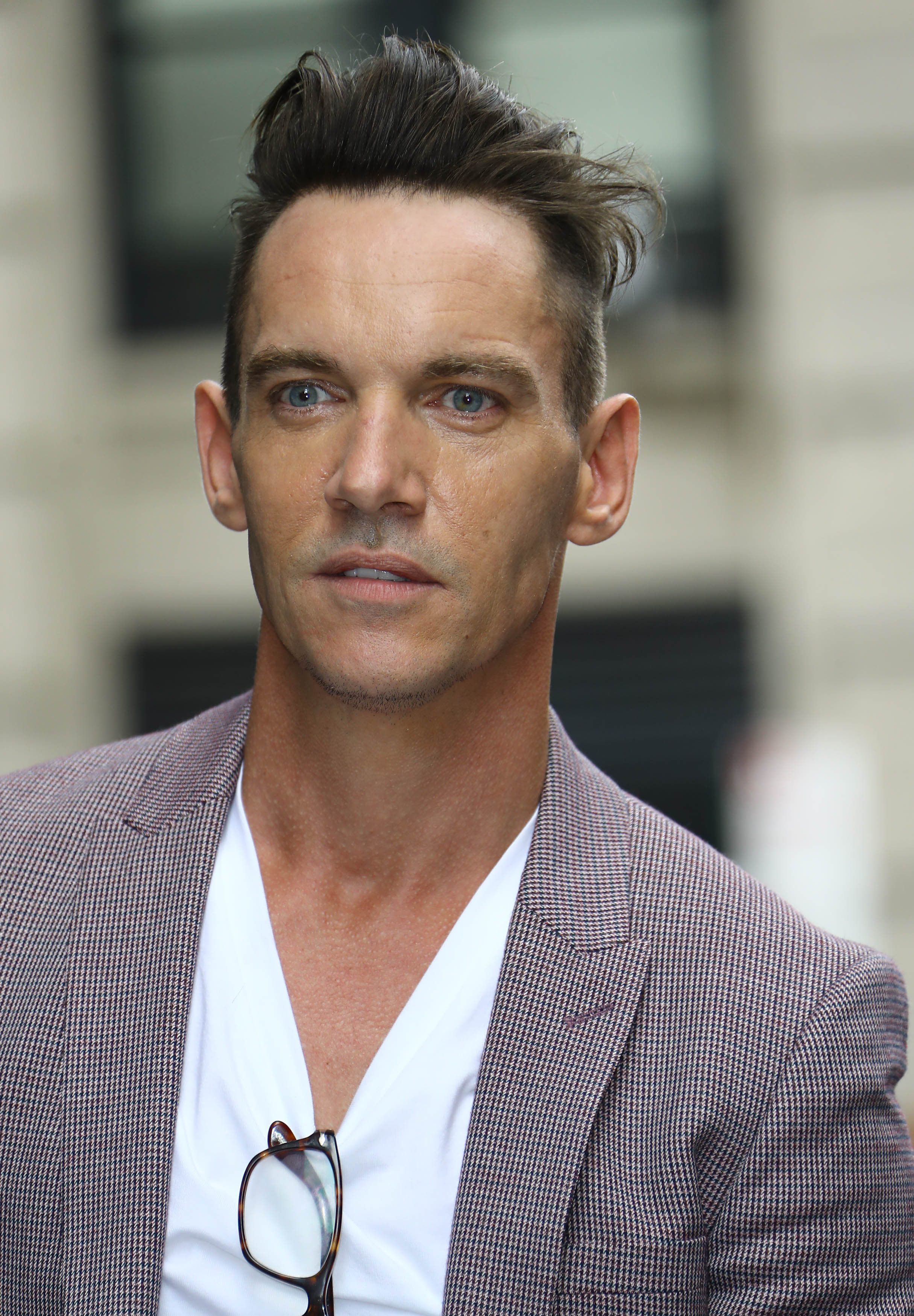 John Rhys Meyers fotografiado el 26 de julio de 2018, en Nueva York. | Fuente: Getty Images