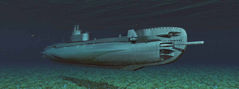 Submarino de guerra. | Foto: Shutterstock.