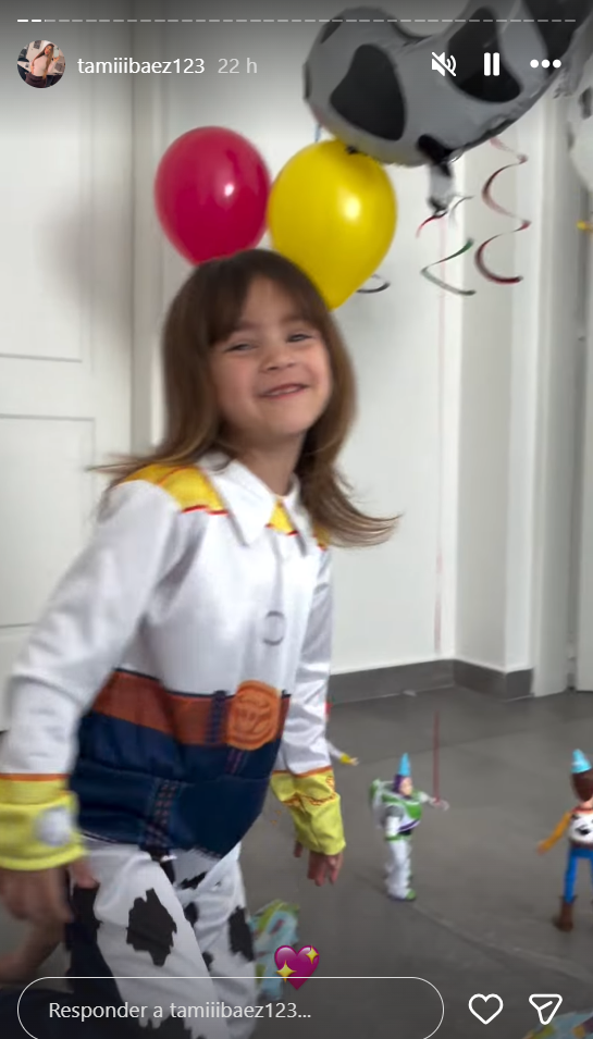 Jamaica, la hija de L-Gante y Tamara Báez cumplió 5 años | Fuente: Instagram/tamiiibaez123