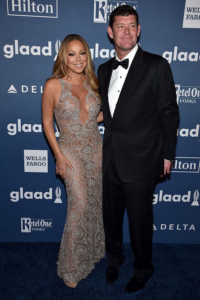 Mariah Carey y James Packer en la 27ava edición de los GLAAD Media Awards en Nueva York el 14 de mayo de 2016. | Foto: Getty Images
