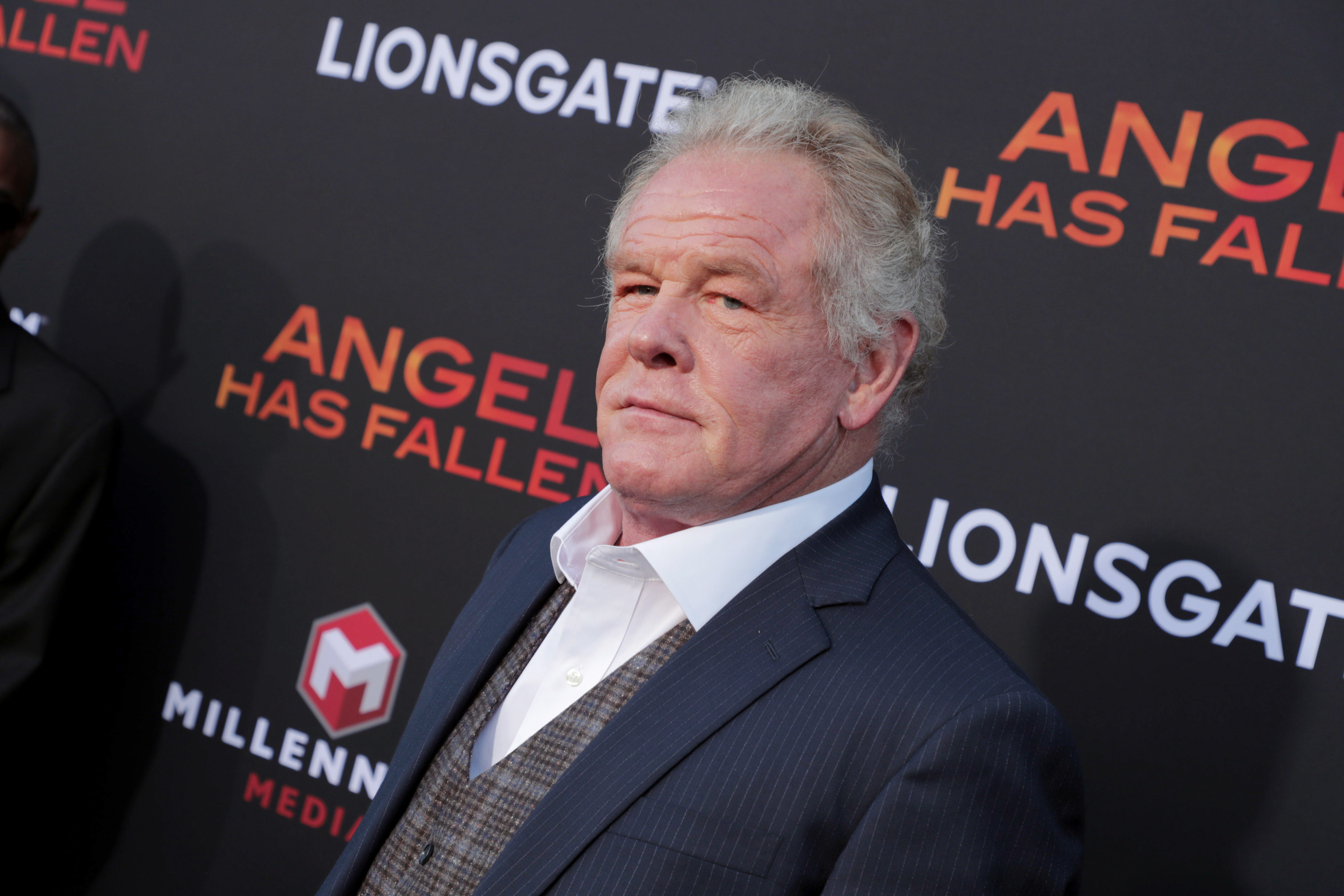 Nick Nolte fotografiado en el estreno mundial de "Angel Has Fallen", 2019 | Fuente: Getty Images