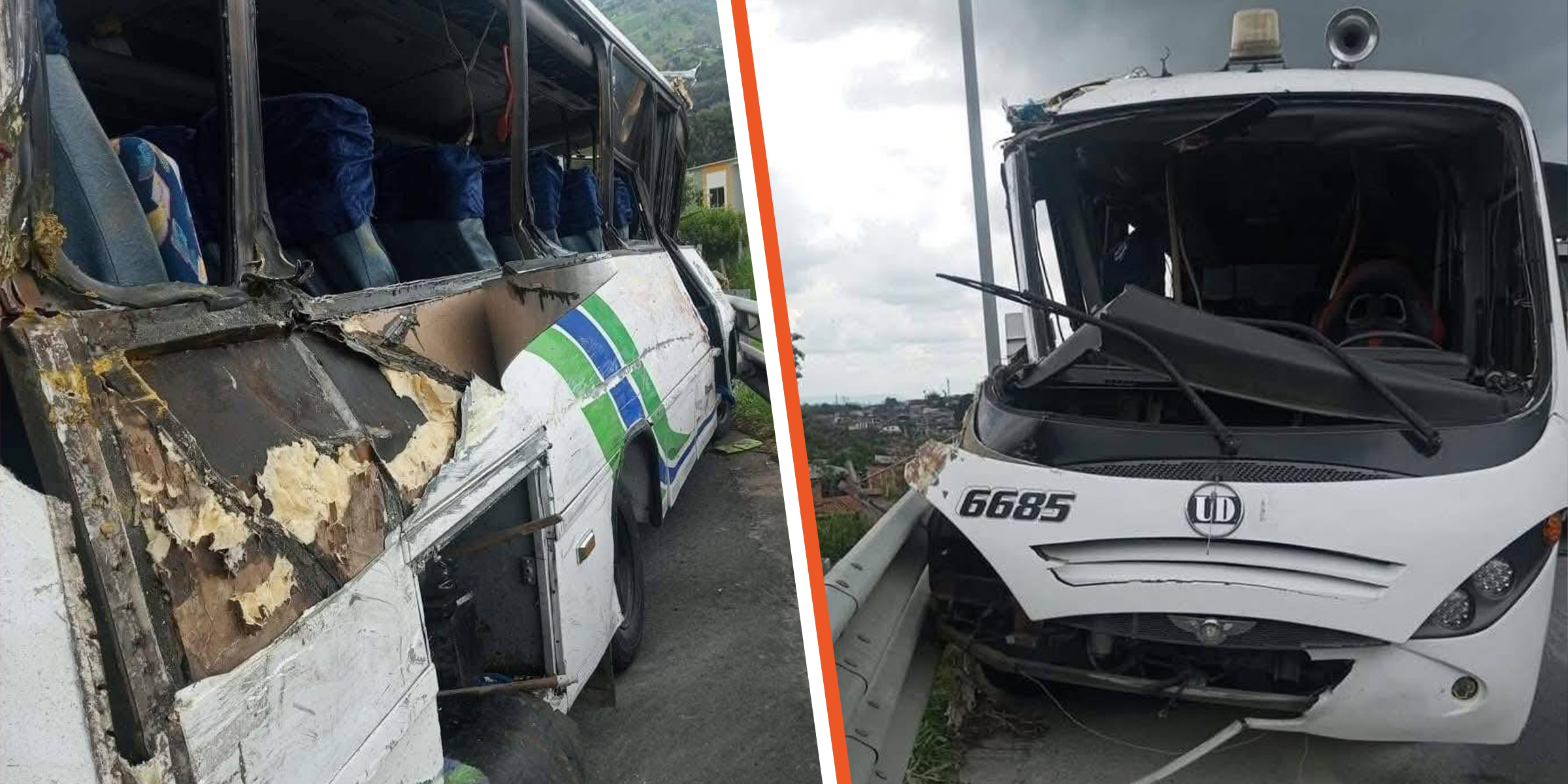 El vehículo siniestrado. | Foto: instagram.com/vivehuila