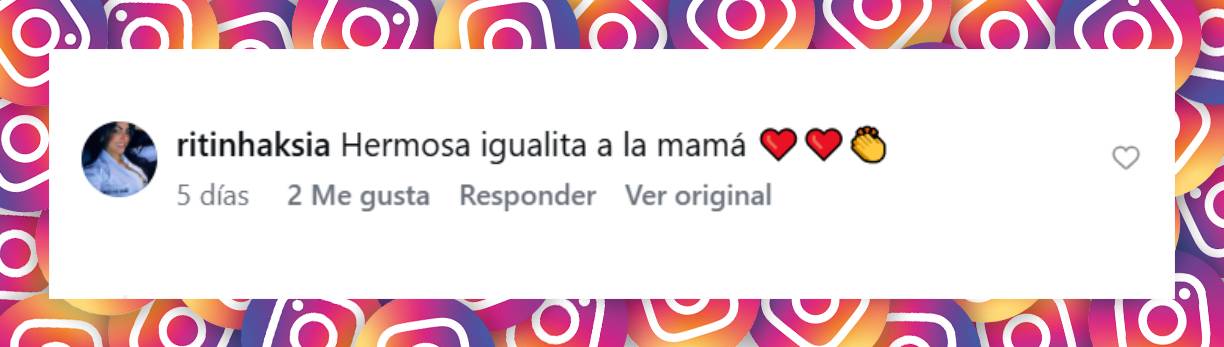 Comentario de una usuaria | Fuente: Instagram/xuxameneghel