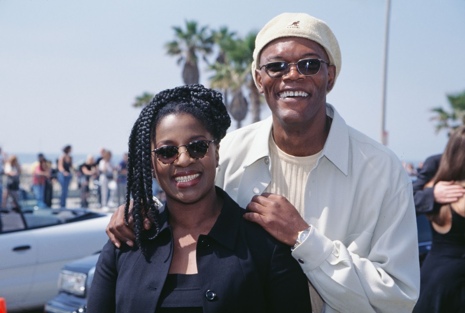 LaTanya Richardson y Samuel L. Jackson en la 12ª edición de los premios IFP/West Independent Spirit Awards en Santa Mónica, California, en 1997 | Fuente: Getty Images