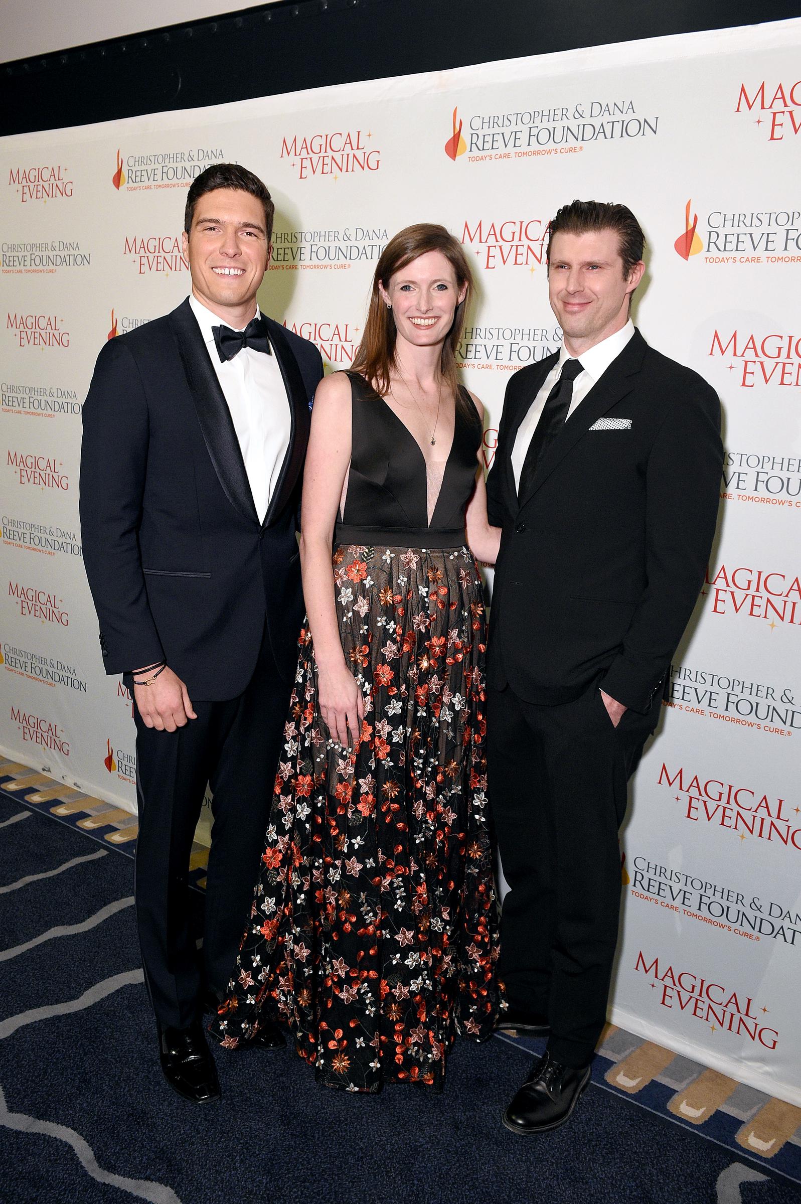 Will, Alexandra y Matthew Reeve en la Gala de la Fundación Christopher & Dana Reeve el 14 de noviembre de 2019 | Fuente: Getty Images