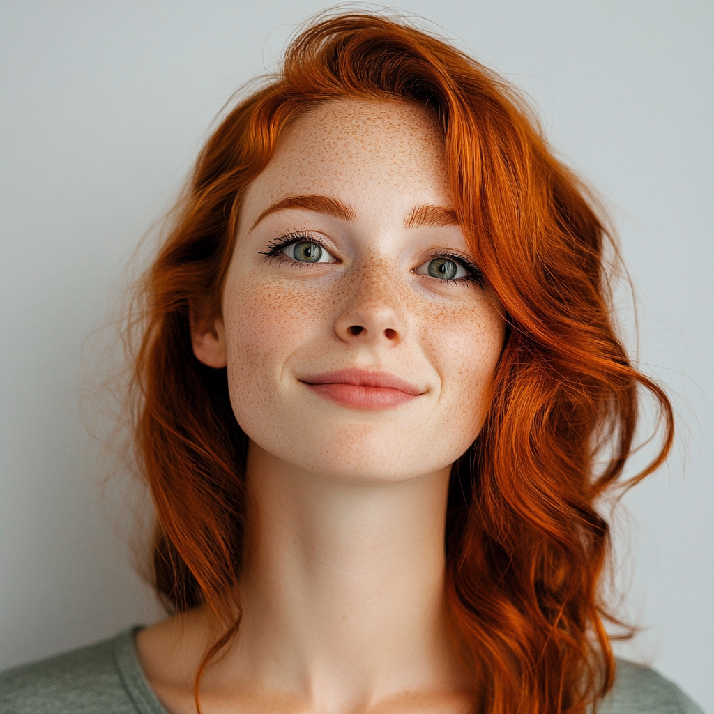 Una mujer sonriente | Fuente: Midjourney