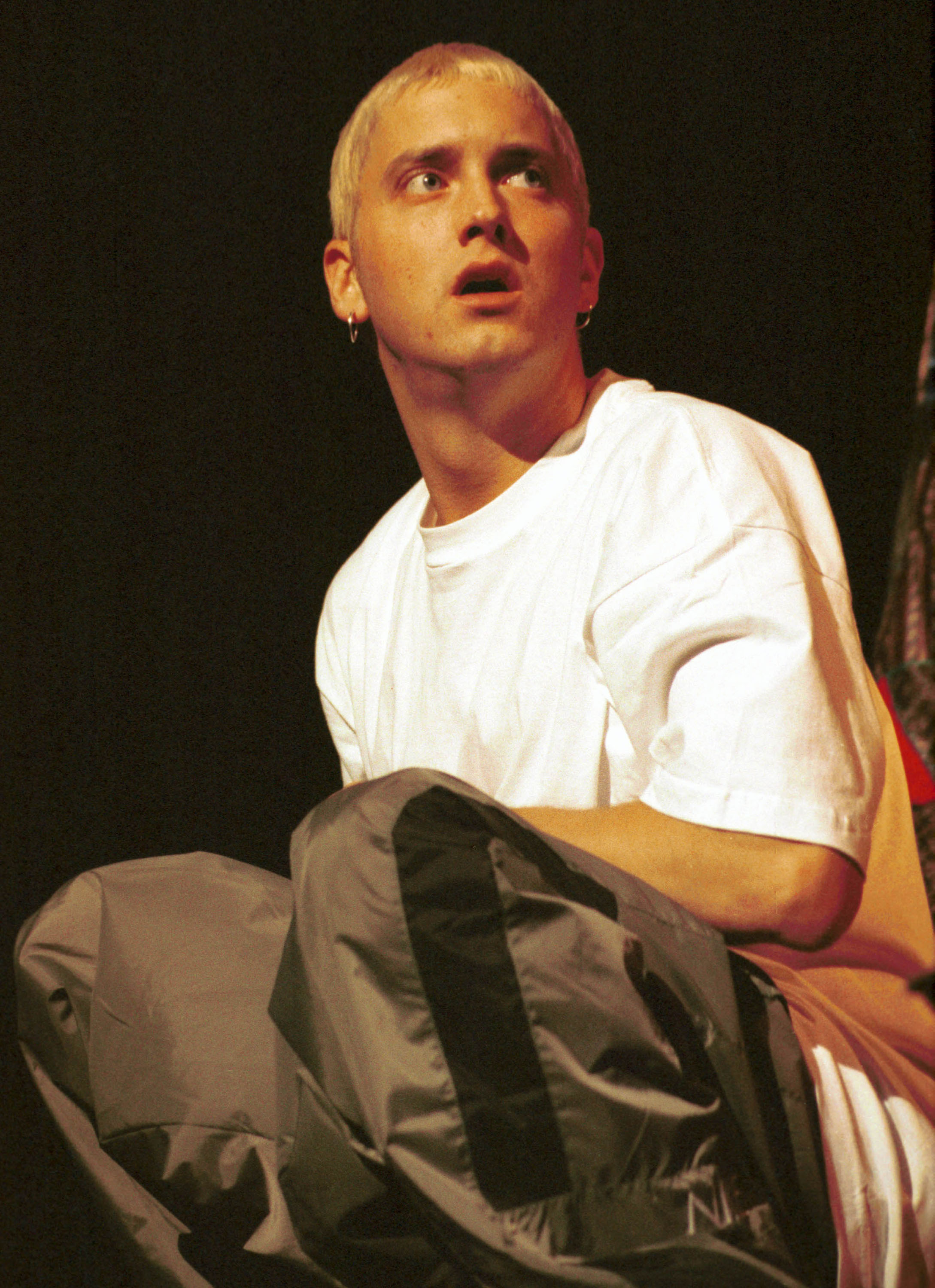 Eminem actúa en el House of Blues de Las Vegas, Nevada, el 5 de mayo de 1999 | Fuente: Getty Images