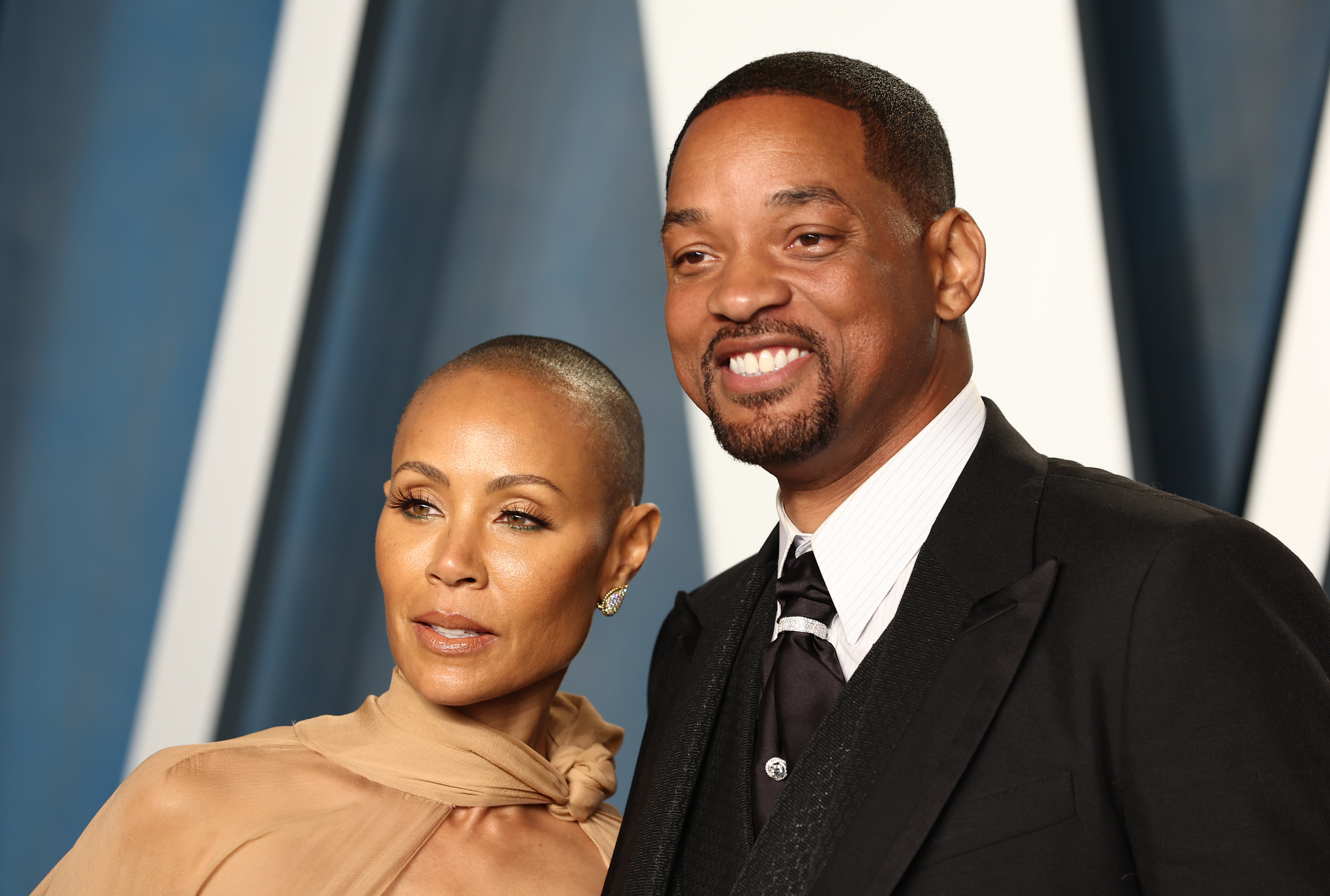 Jada Pinkett Smith y Will Smith asisten a la fiesta de los Oscar 2022 de Vanity Fair en el Wallis Annenberg Center for the Performing Arts el 27 de marzo de 2022, en Beverly Hills, California | Fuente: Getty Images