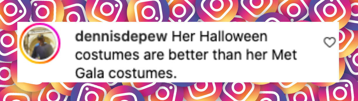 Comentario de un internauta sobre el atuendo de Heidi Klum para la Gala del Met de 2025, publicado el 6 de mayo de 2025: "Sus disfraces de Halloween son mejores que sus trajes para la Met Gala". | Fuente: Instagram/pagesix