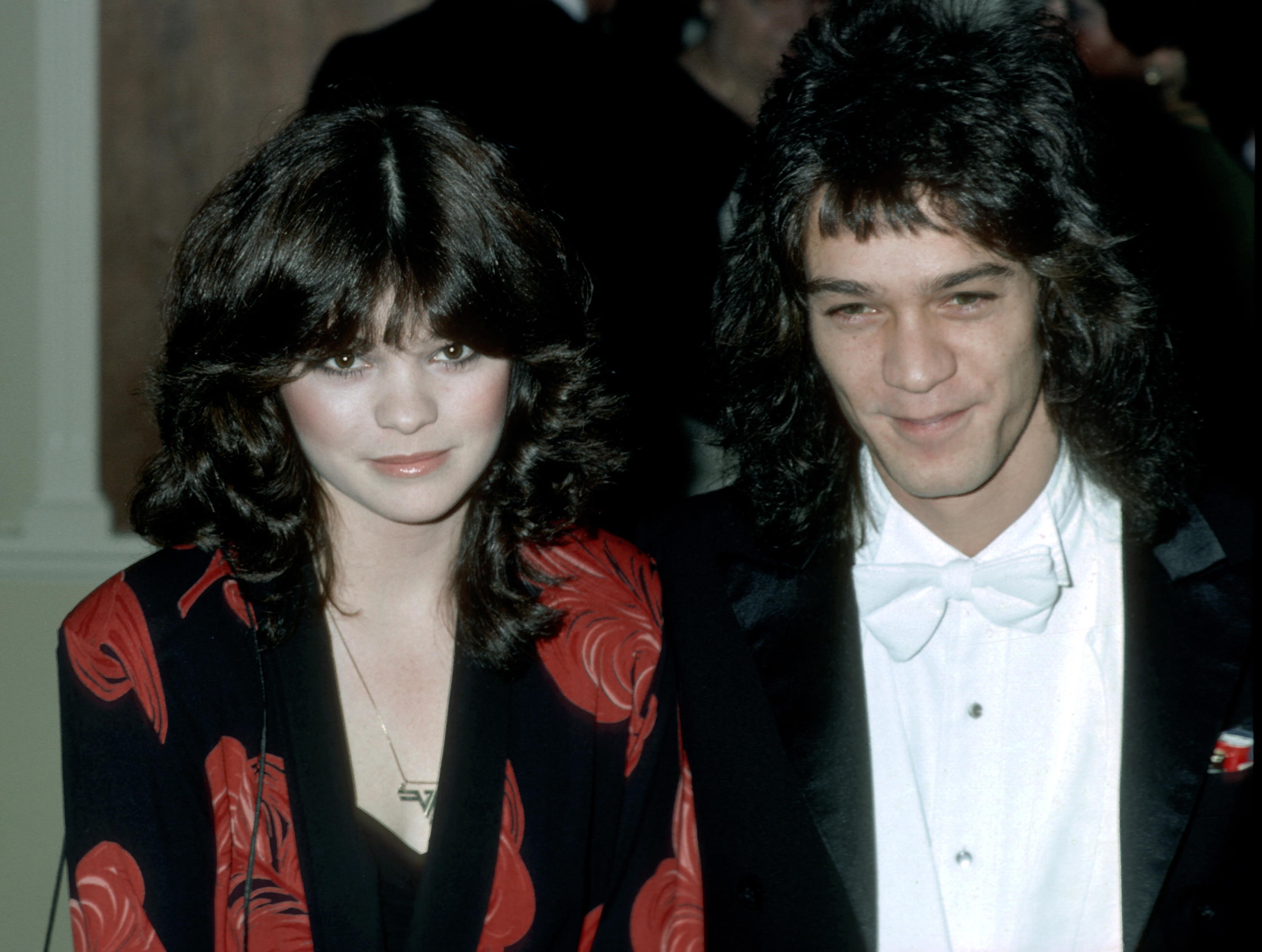 Valerie Bertinelli y Eddie Van Halen en la 38ª edición de los Premios Globo de Oro en Beverly Hills, California, en 1981 | Fuente: Getty Images