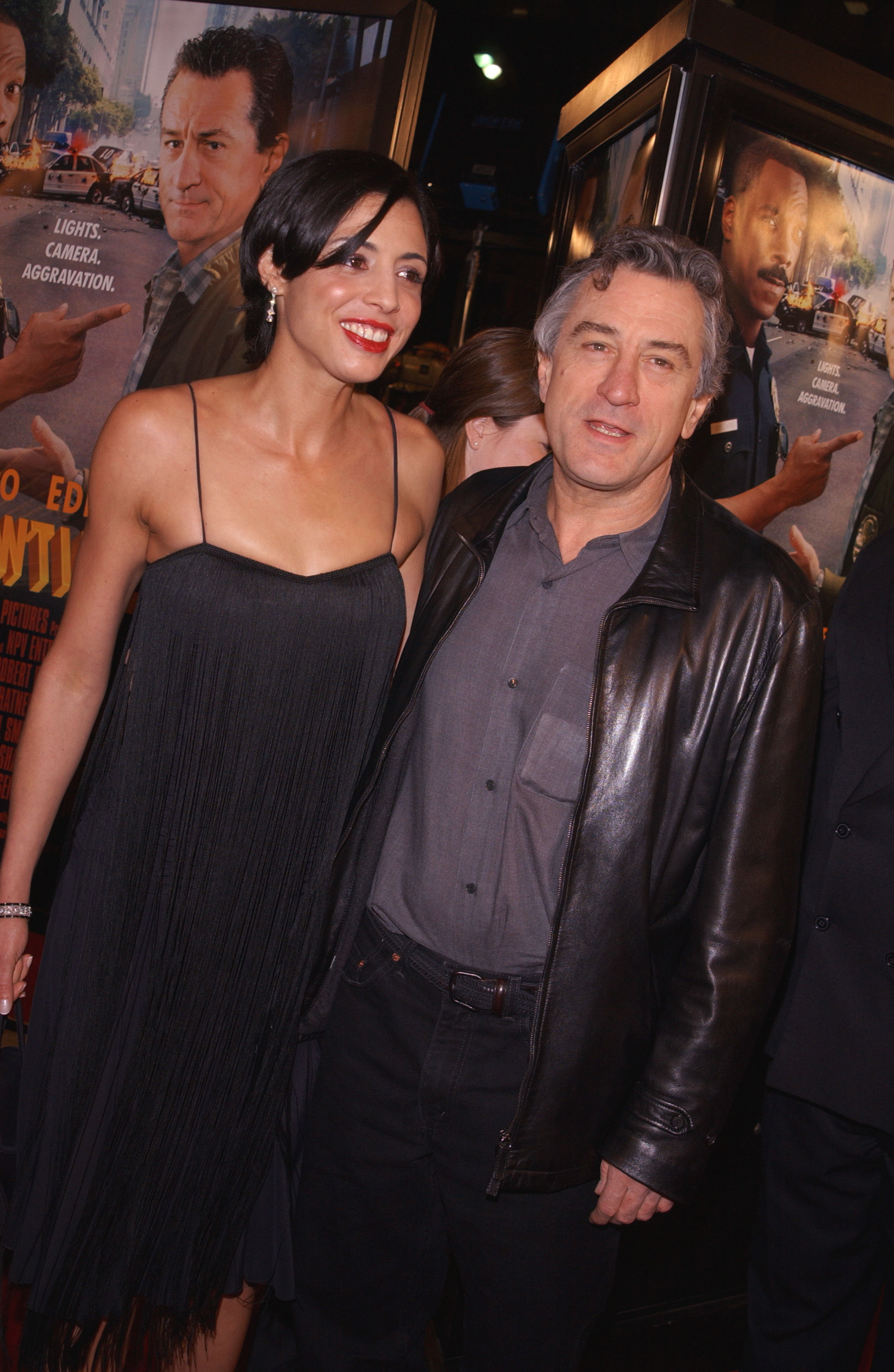 Robert DeNiro y su hija Drena llegan al estreno de "Showtime". Circa 2002 | Foto: Getty Images