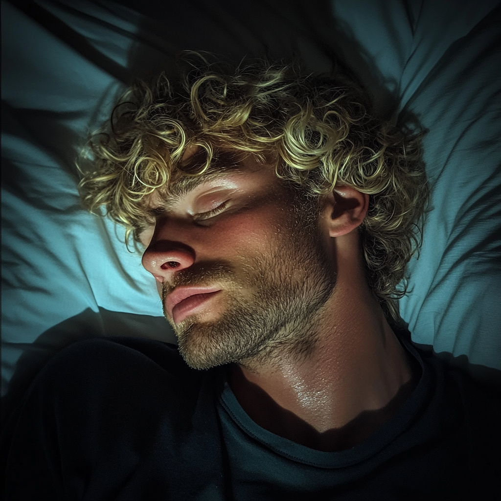 Un hombre dormido | Fuente: Midjourney