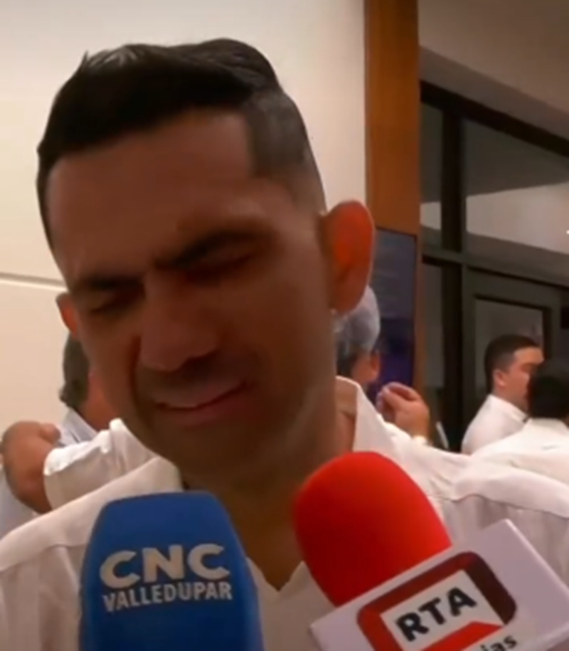 Iván Zuleta declarando sobre el fallecimiento de su sobrina, Daniela Isabel Zuleta Gnecco | Fuente: Instagram/rtanoticias