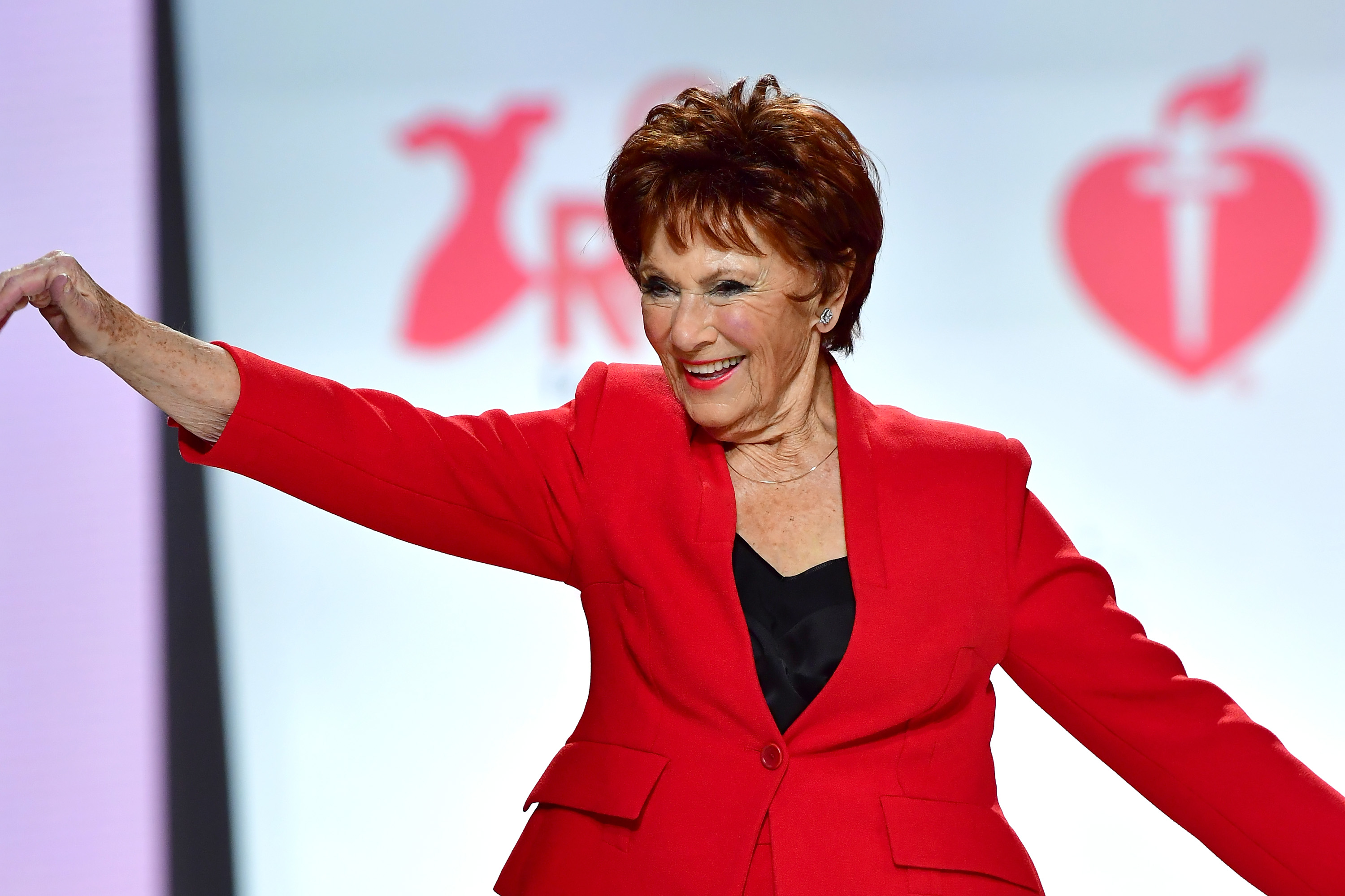 Marion Ross en la Colección de Vestidos Rojos "Go Red For Women" de la Asociación Americana del Corazón el 8 de febrero de 2018, en Nueva York. | Fuente: Getty Images