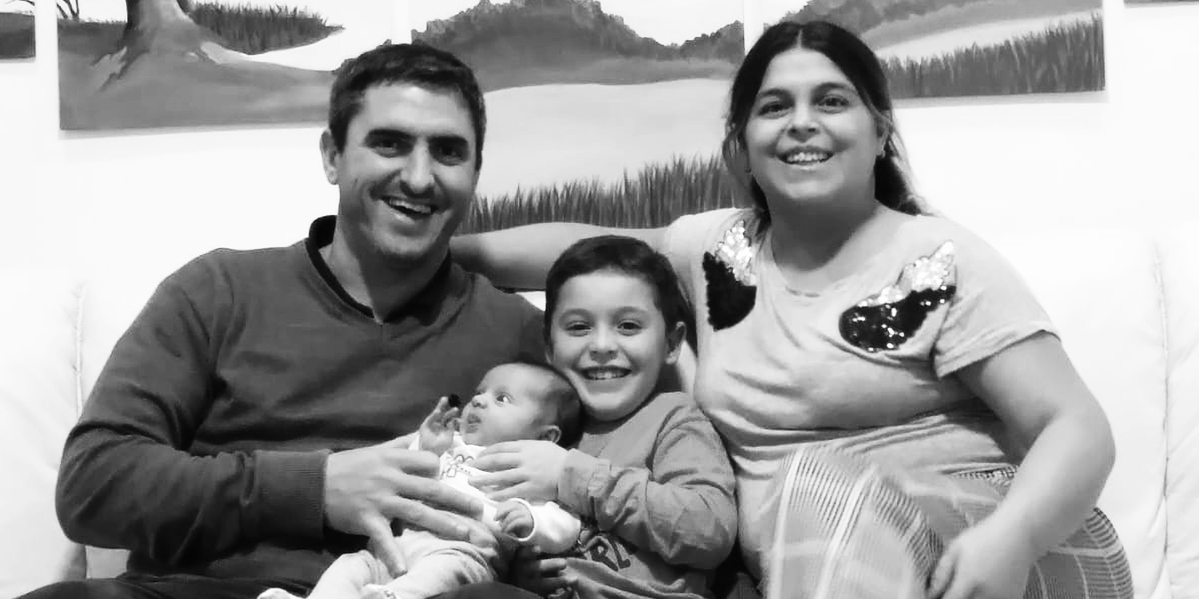 Fernando Dellarciprete, Rocío Noemí Villarreal, y sus hijos Tiziano y Francesco | Fuente: facebook.com/fernando.dellarciprete