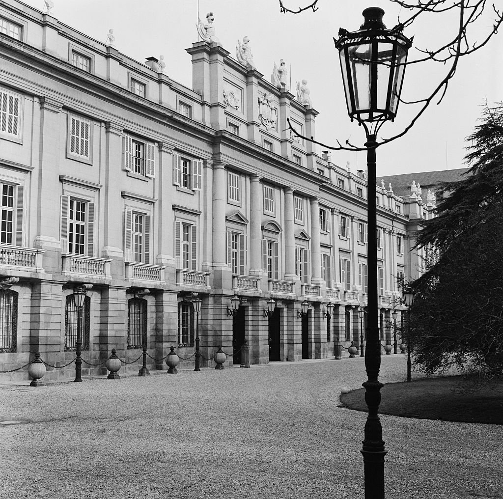 Vista del Palacio de Liria, Madrid, 17 de marzo de 1959. | Foto: Getty Images