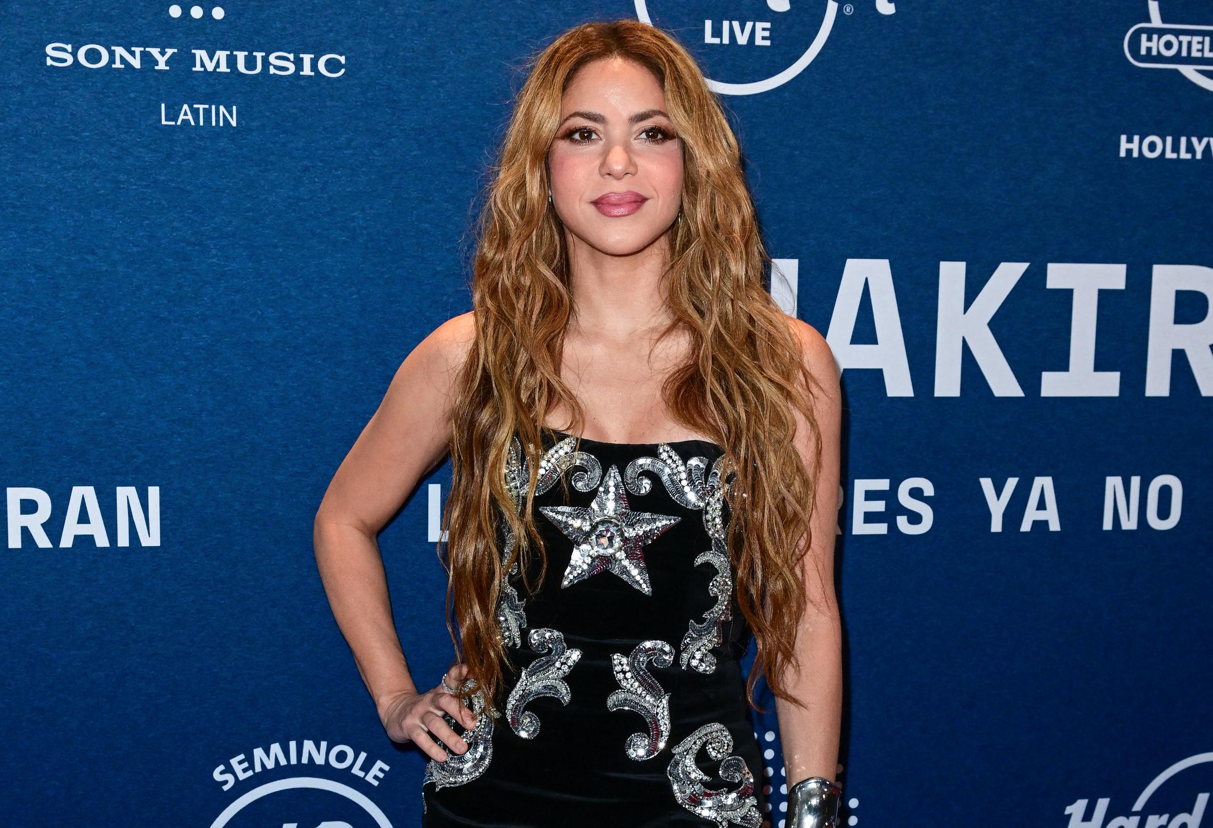 Shakira llega a la fiesta de presentación de su nuevo álbum "Las Mujeres Ya No Lloran" en el Seminole Hard Rock Live de Hollywood, Florida, el 21 de marzo de 2024.