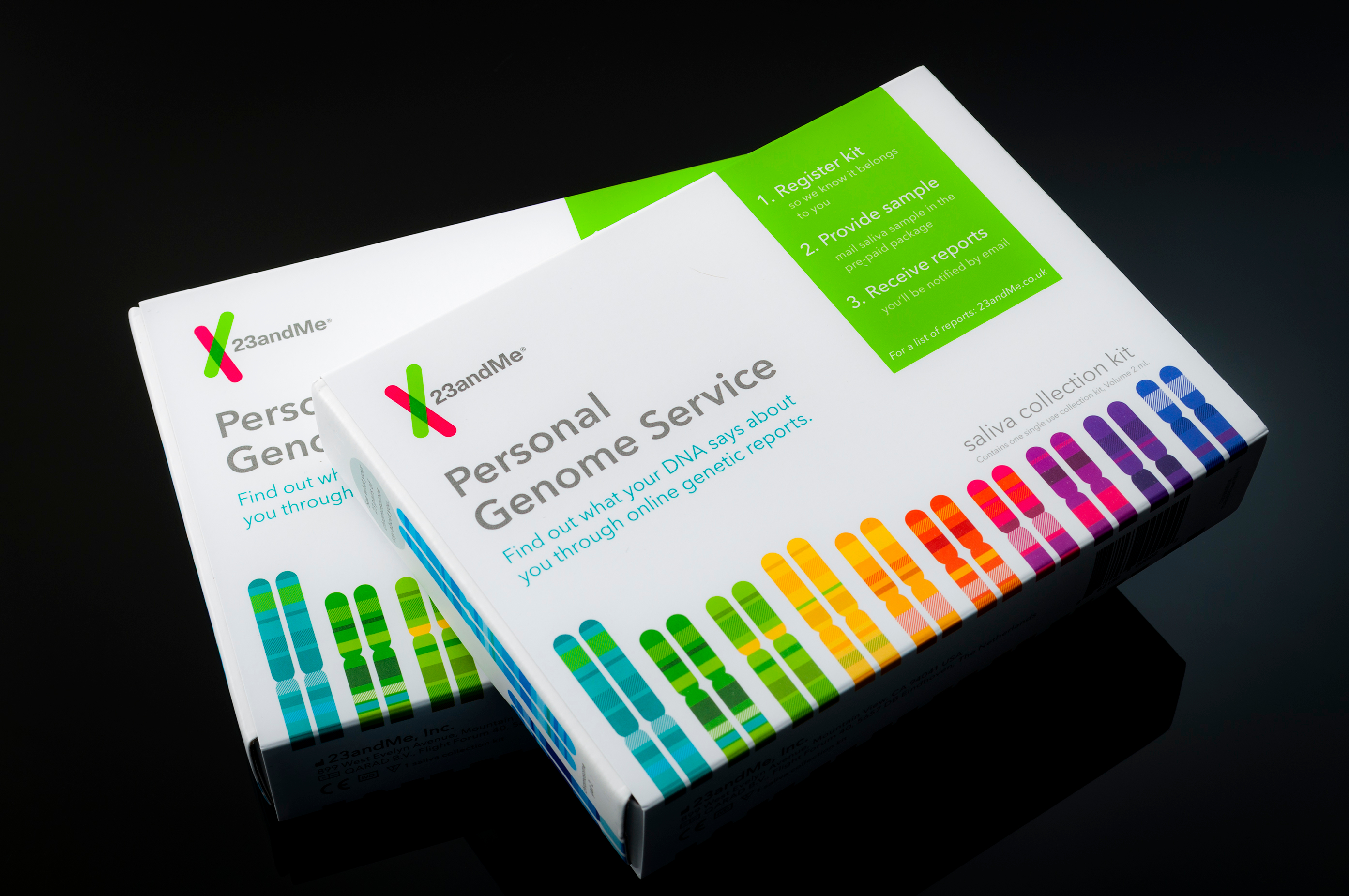 Dos kits de pruebas de ADN | Foto: Shutterstock