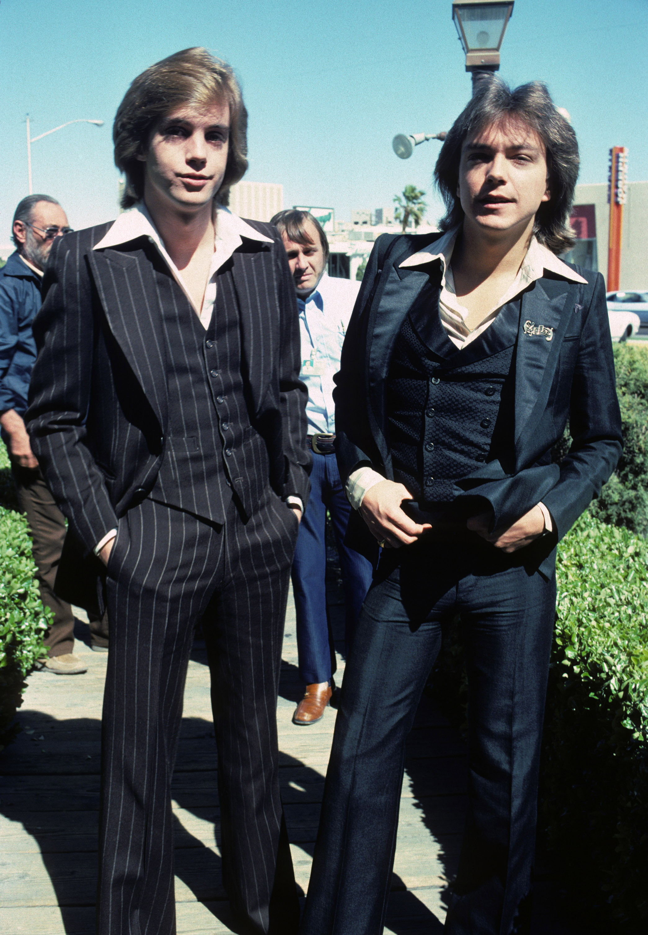 Shaun y David Cassidy en la boda de David el 1 de enero de 1970, en Las Vegas | Fuente: Getty Images