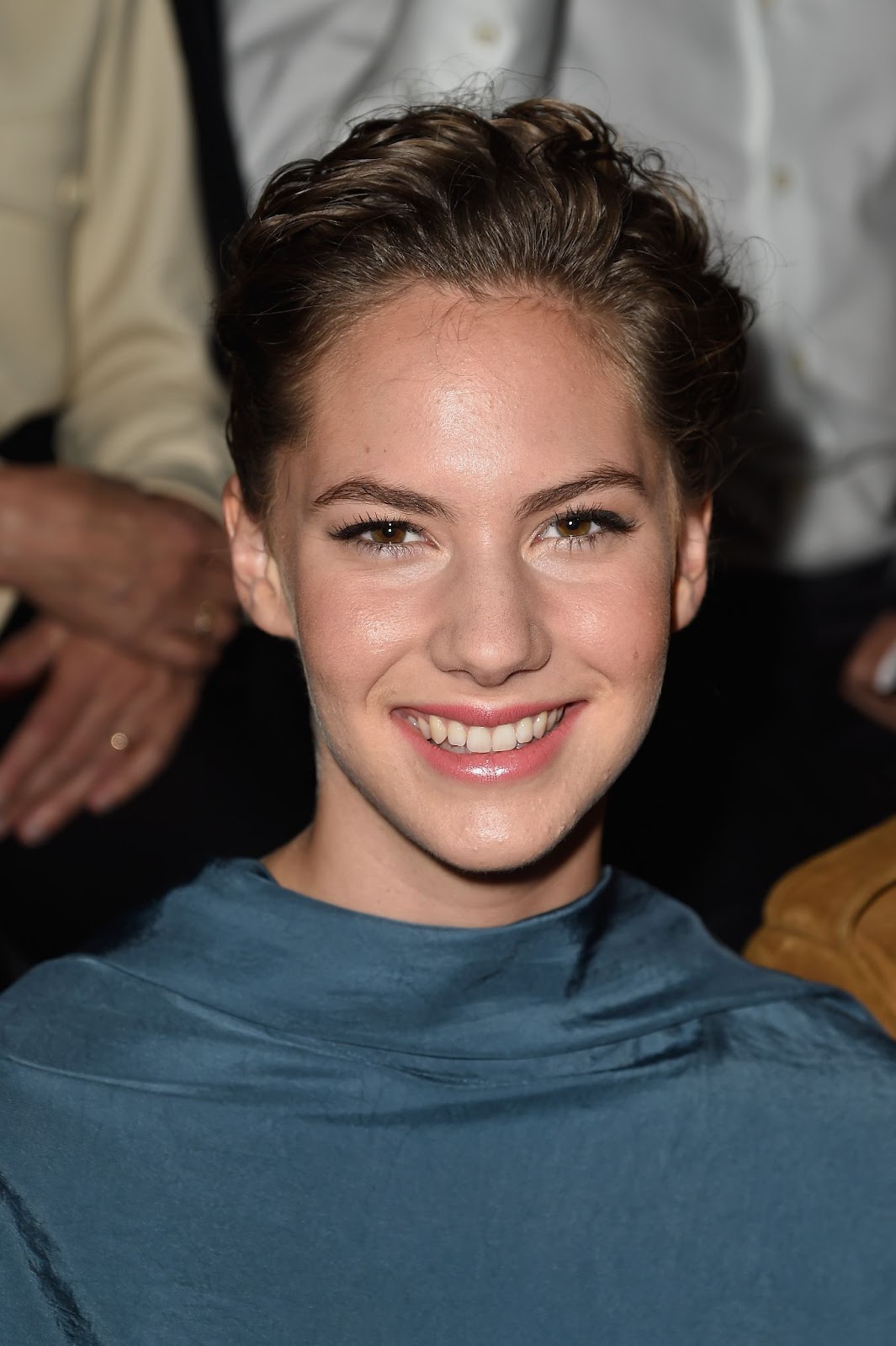 Emma Ferrer en el desfile de Lanvin durante la Semana de la Moda de París Ropa de Mujer Primavera/Verano 2015 el 25 de septiembre de 2014, en Francia. | Fuente: Getty Images