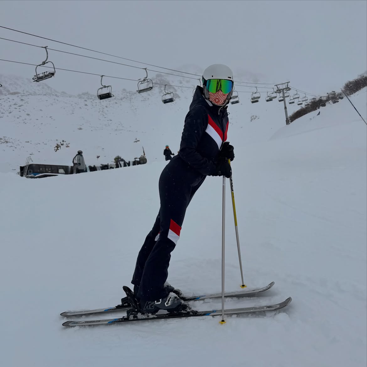 Marcela Kloosterboe durante sus vacaciones de ski | Fuente: Instagram/m.klooster
