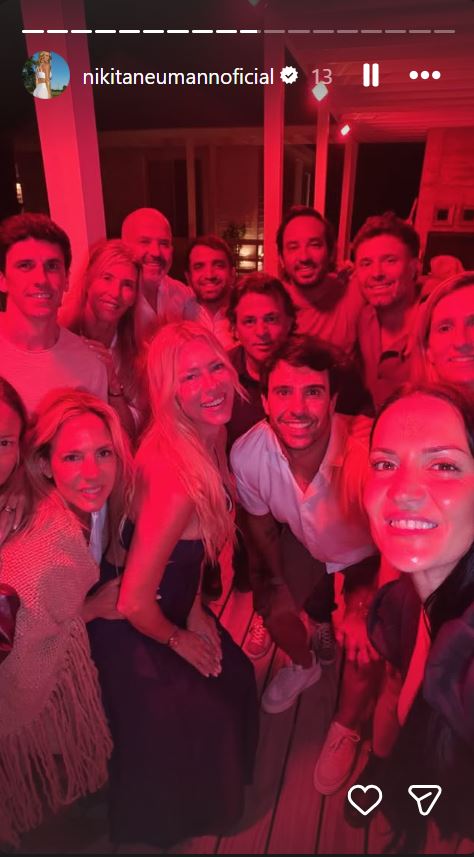 El festejo por el cumpleaños de Allegra Cubero, de las historias de Instagram de Nicole Neumann l | Fuente: Instagram/nikitaneumannoficial