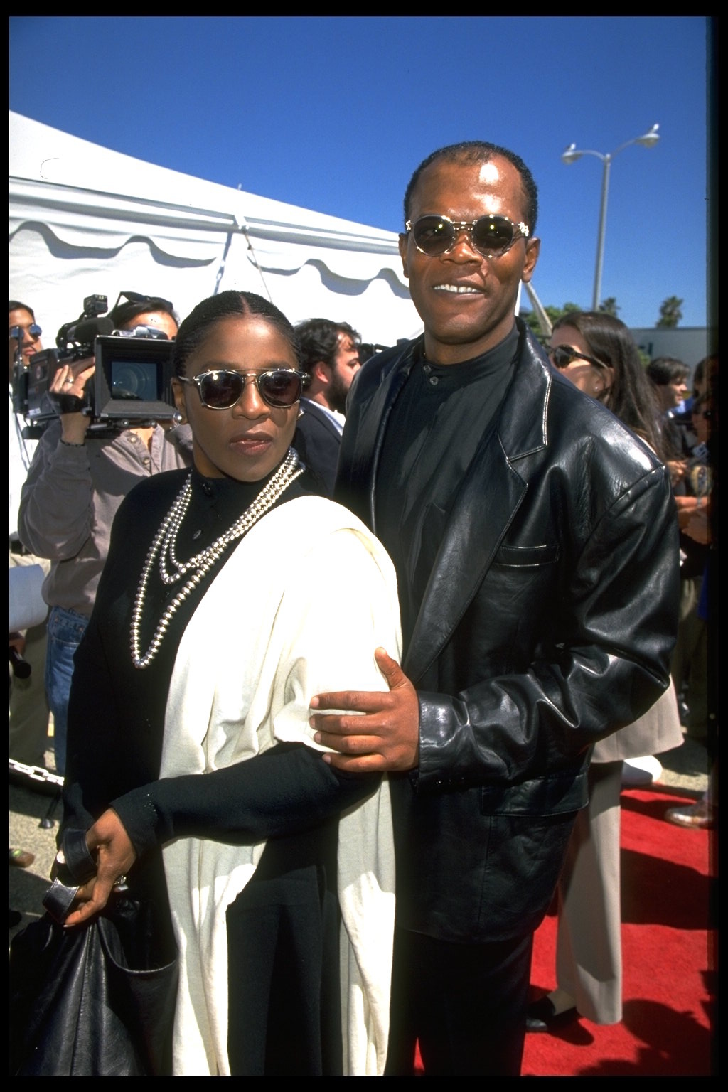 LaTanya Richardson y Samuel L. Jackson hacia 1995 | Fuente: Getty Images