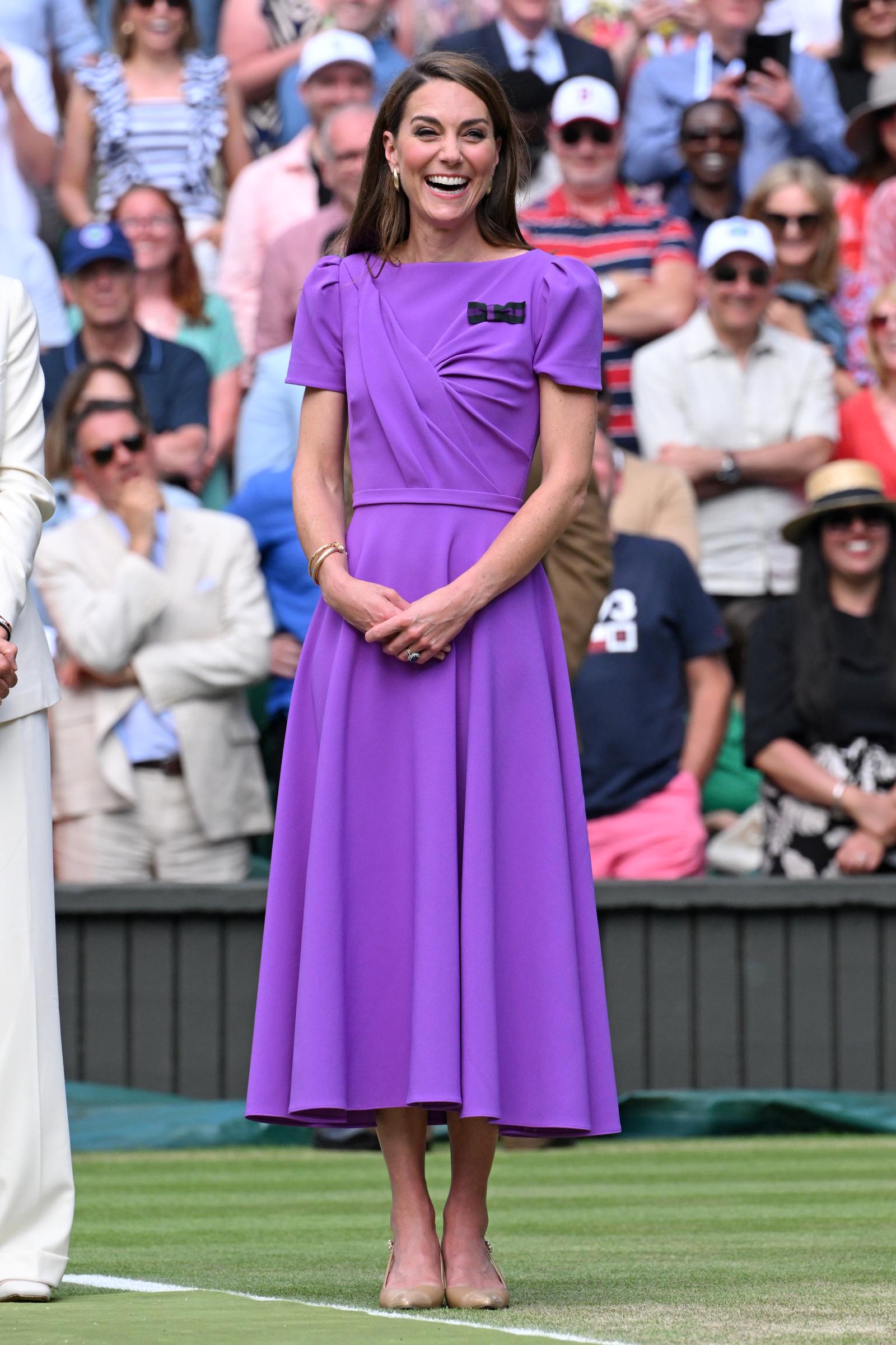 Kate Middleton en el All England Lawn Tennis and Croquet Club el 14 de julio de 2024, en Londres, Inglaterra | Fuente: Getty Images