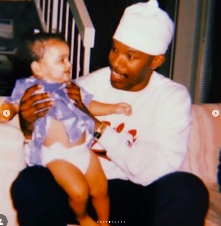 Corinne y Jamie Foxx posando para una foto publicada el 16 de febrero de 2024 | Foto: Instagram/iamjamiefoxx