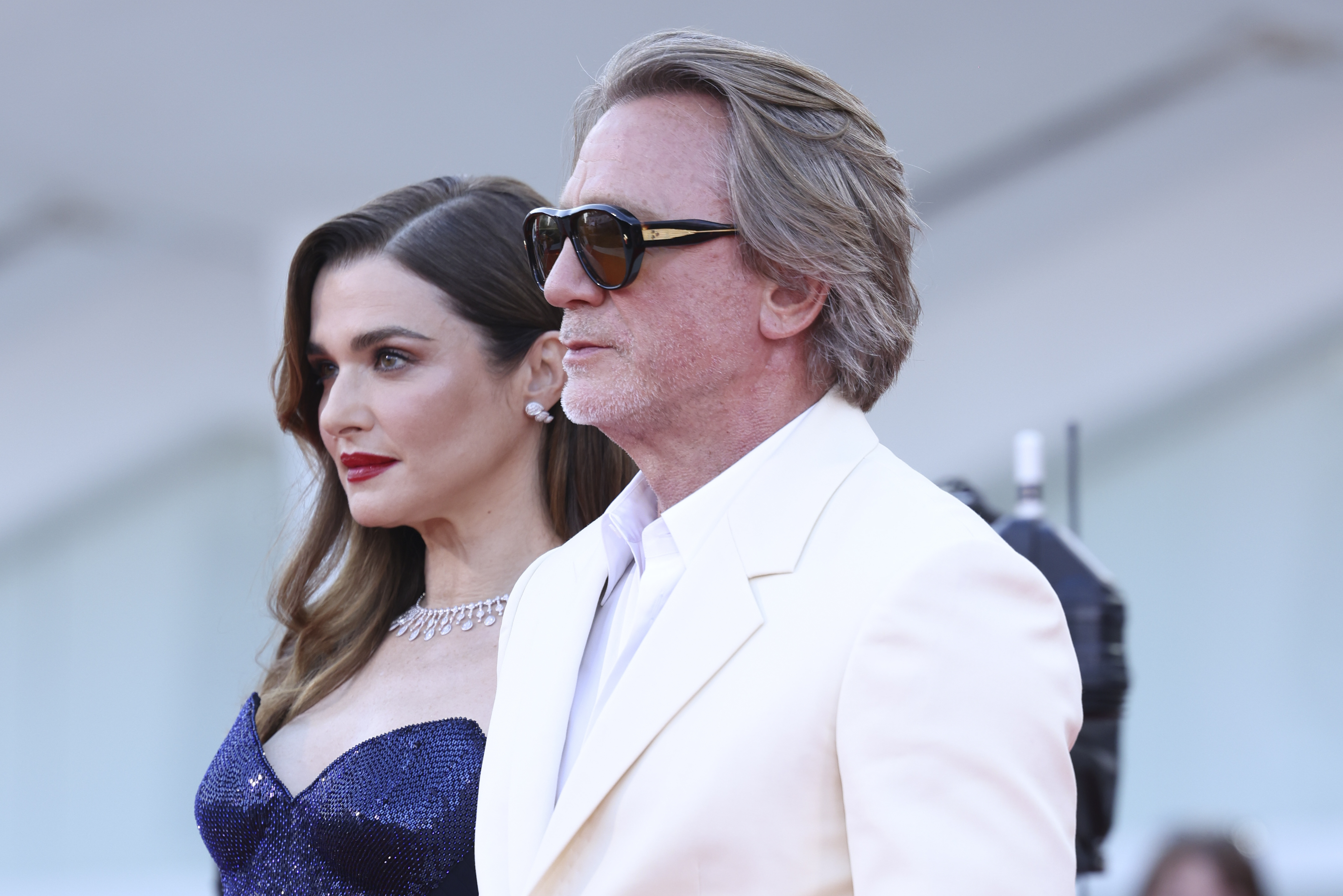 Rachel Weisz y Daniel Craig el 03 de septiembre de 2024, en Venecia, Italia | Fuente: Getty Images