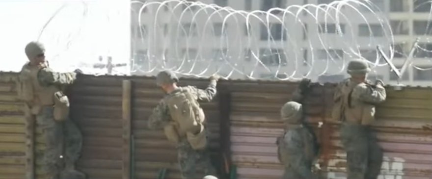 Ejército vigila frontera | Fotos: YouTube/Excelsior TV