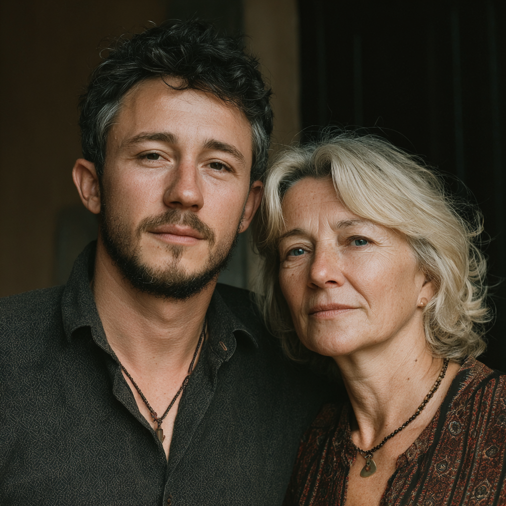Una madre y su hijo | Fuente: Midjourney