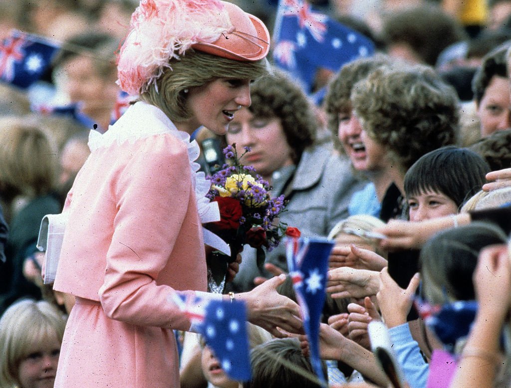 Princesa Diana de Gales en Australia. | Foto: Getty Images.