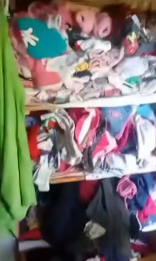 Interior de la vivienda donde vivía Ángel con su madre. | Fuente:Youtube/Todo Noticias.