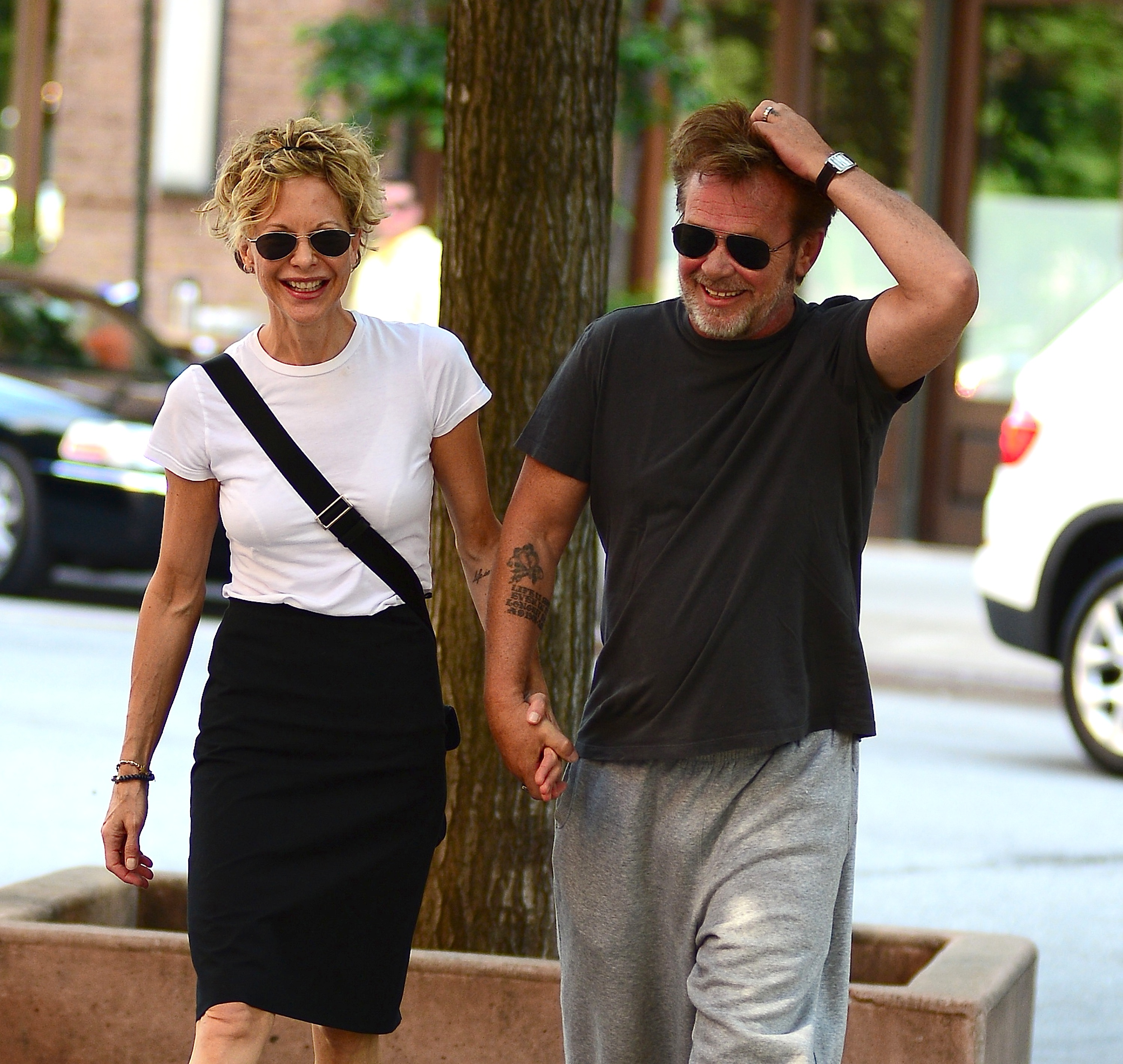 Meg Ryan y la leyenda del country vistos en Tribeca el 24 de junio de 2013, en Nueva York | Fuente: Getty Images