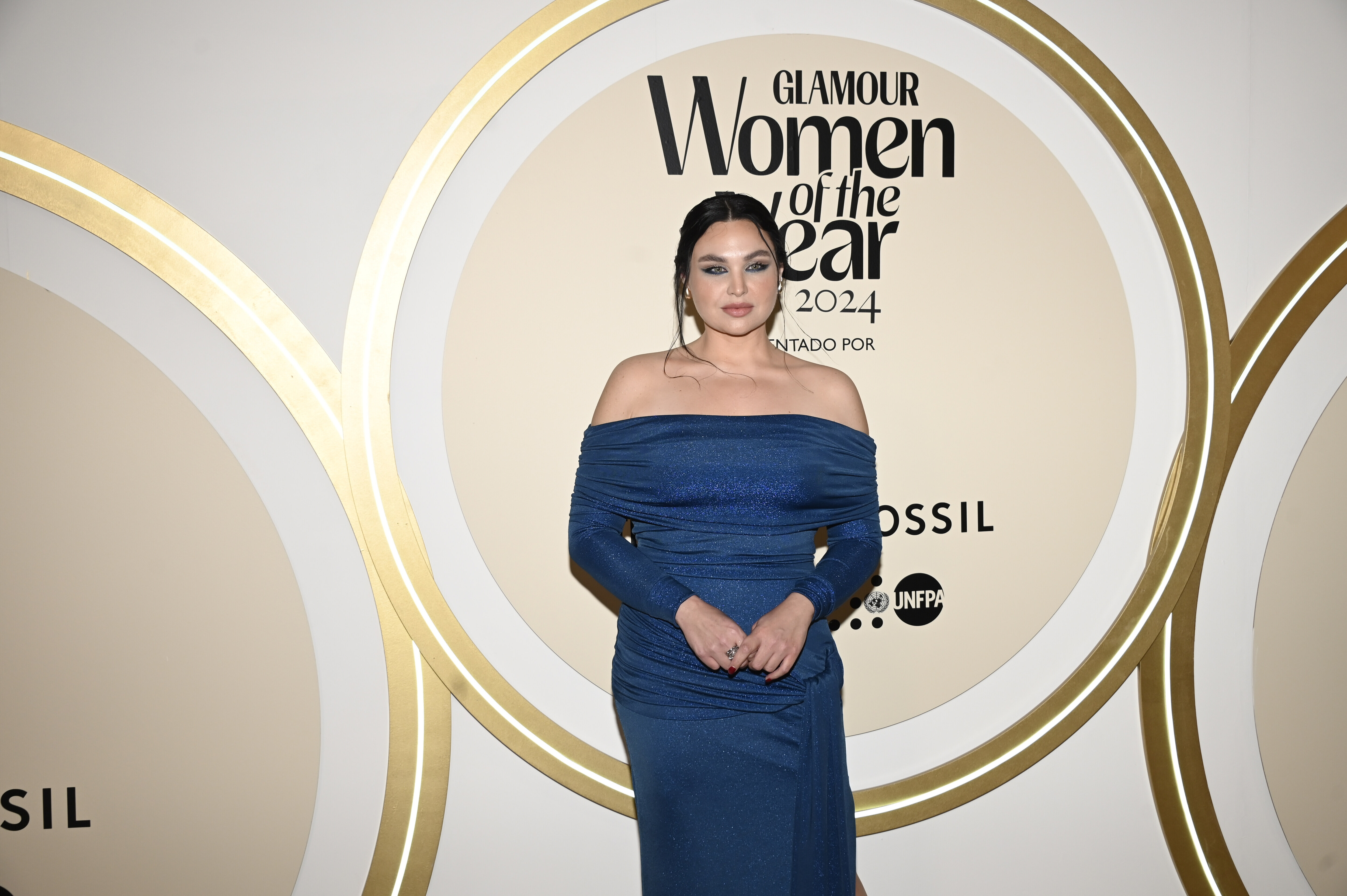 Estefanía Villarreal asiste a la alfombra roja de Glamour Women of The Year 2024 en el Hotel Four Season de la Ciudad de México. | Fuente: Getty Images