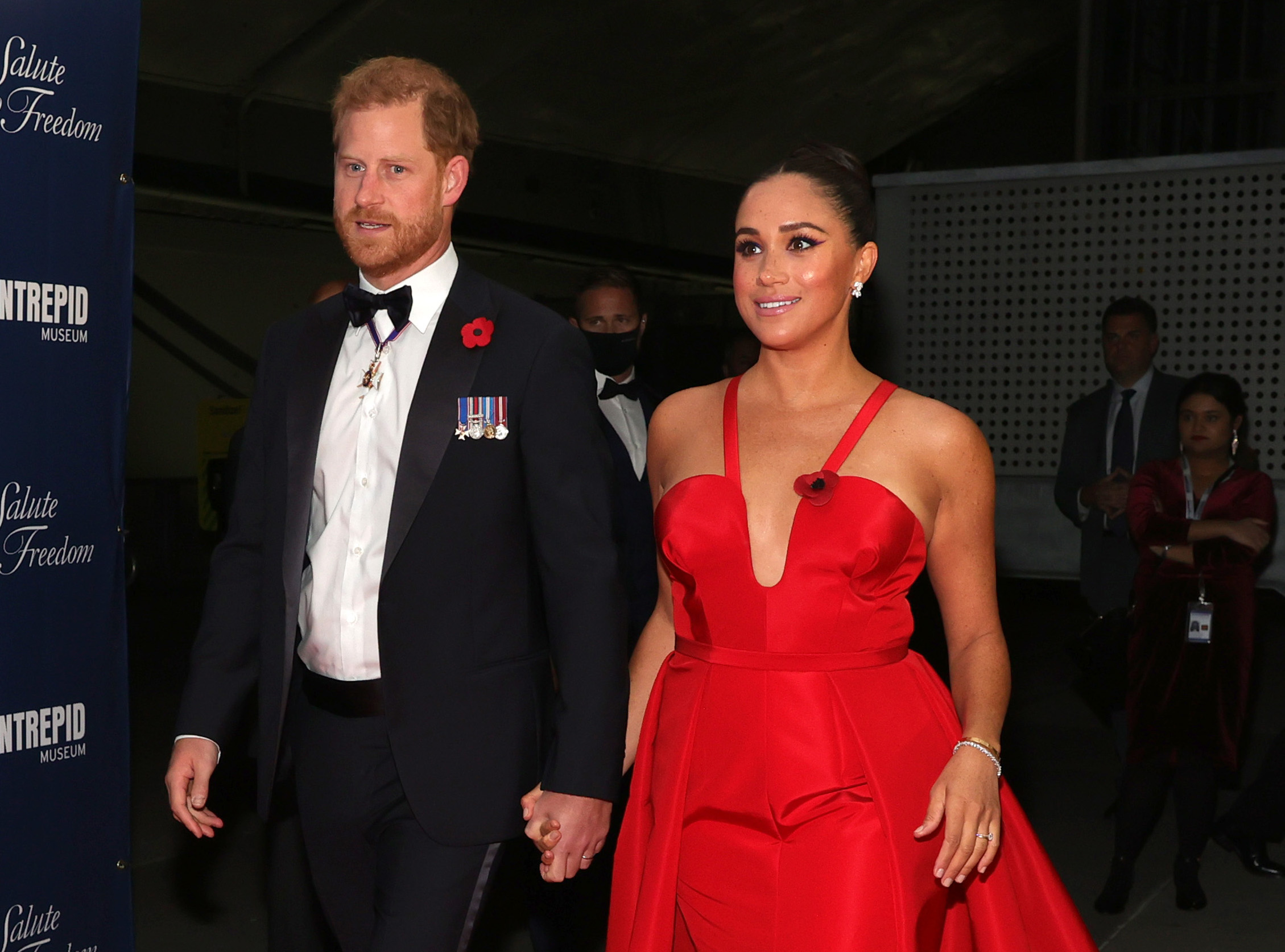 El príncipe Harry y Meghan Markle el 10 de noviembre de 2021, en Nueva York | Fuente: Getty Images