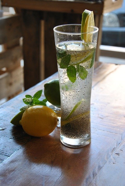 Bebida de chía y limón | Imagen tomada de: Pixabay