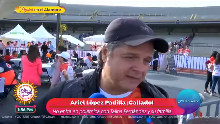 Ariel López Padilla hablando de la relación con su hija │Imagen tomada de: YouTube / ImagenEntretenimiento
