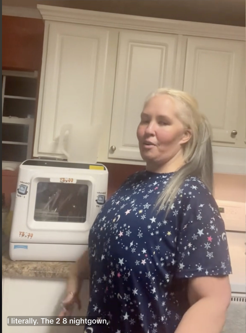 Mama June en un vídeo de TikTok en 2024. | Fuente: TikTok/officialmamajune