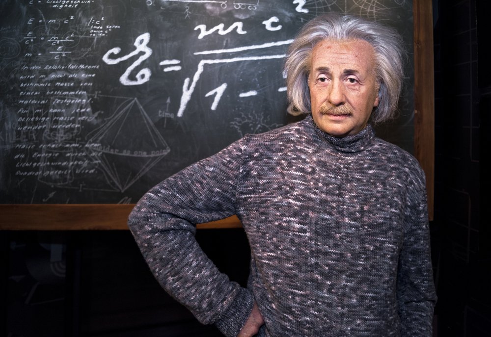 Figura de cera de Albert Einstein en la exposición del museo Madame Tussauds en Berlín, Alemaia. | Foto: Shutterstock