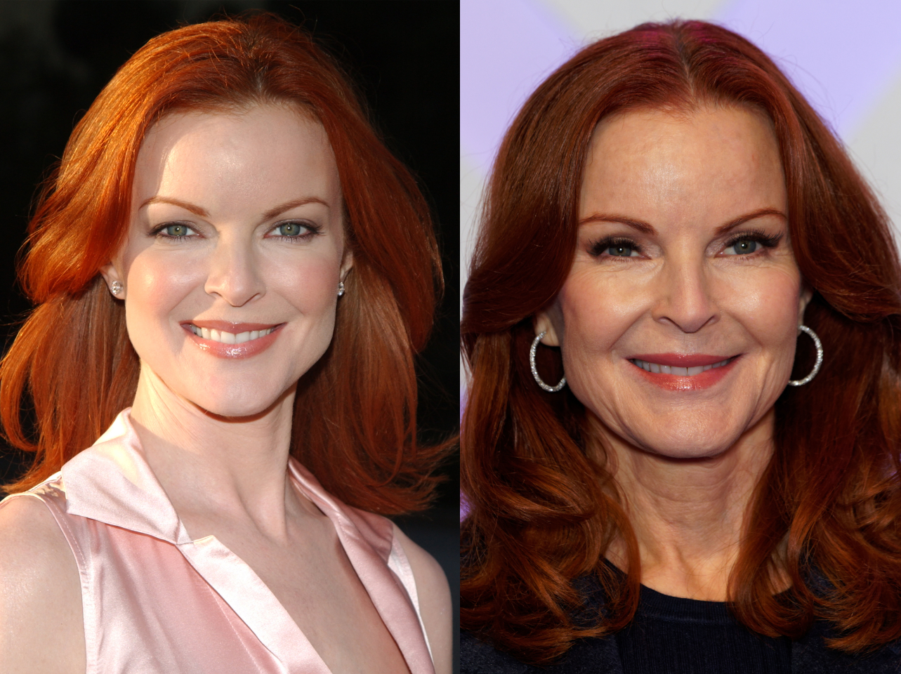 Marcia Cross en 2004 frente a en 2023 | Fuente: Getty Images