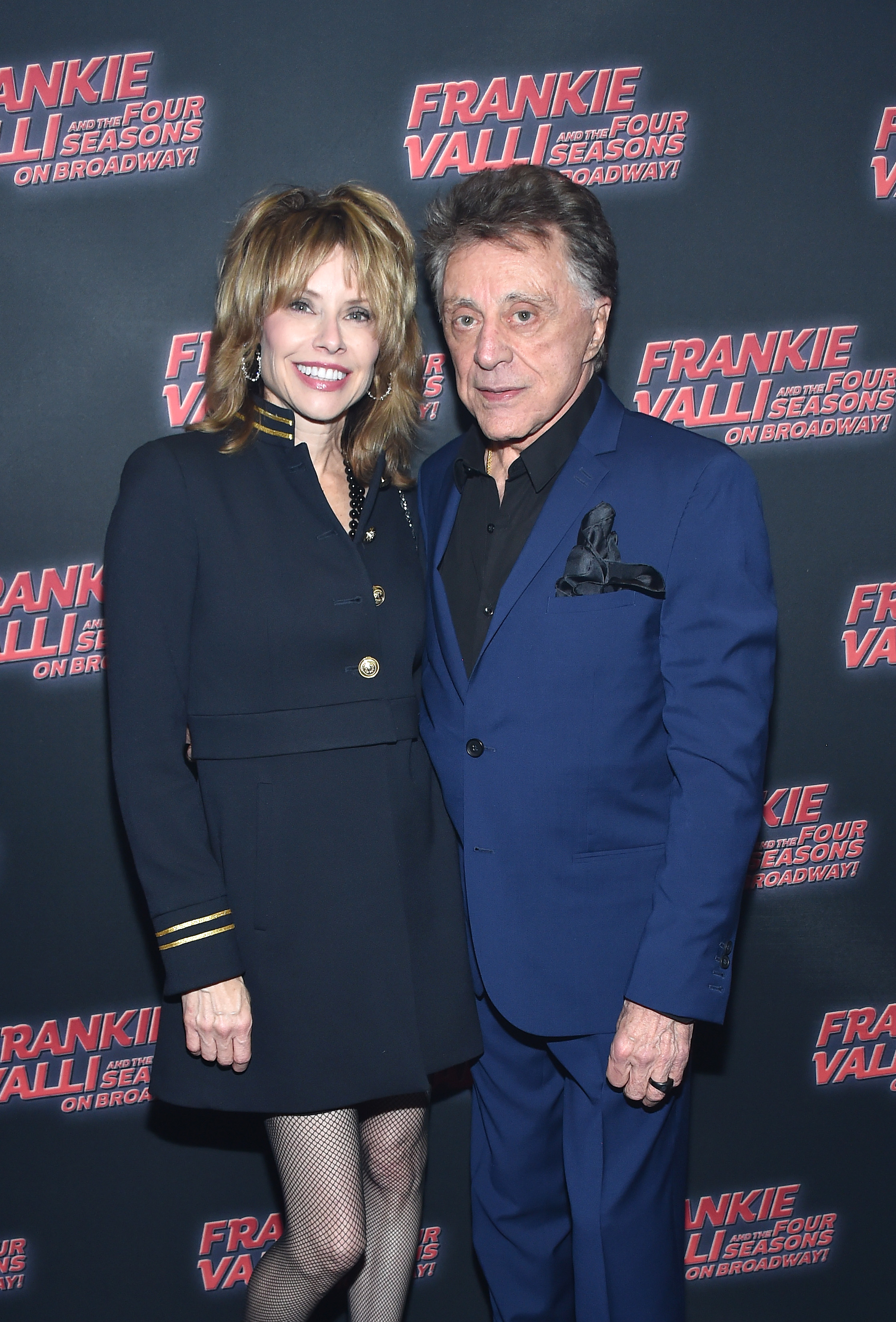 Jackie Jacobs y Frankie Valli en el estreno de "Frankie Valli and the Four Seasons" en Broadway, en el Teatro Lunt-Fontanne, el 21 de octubre de 2016, en Nueva York. | Fuente: Getty Images