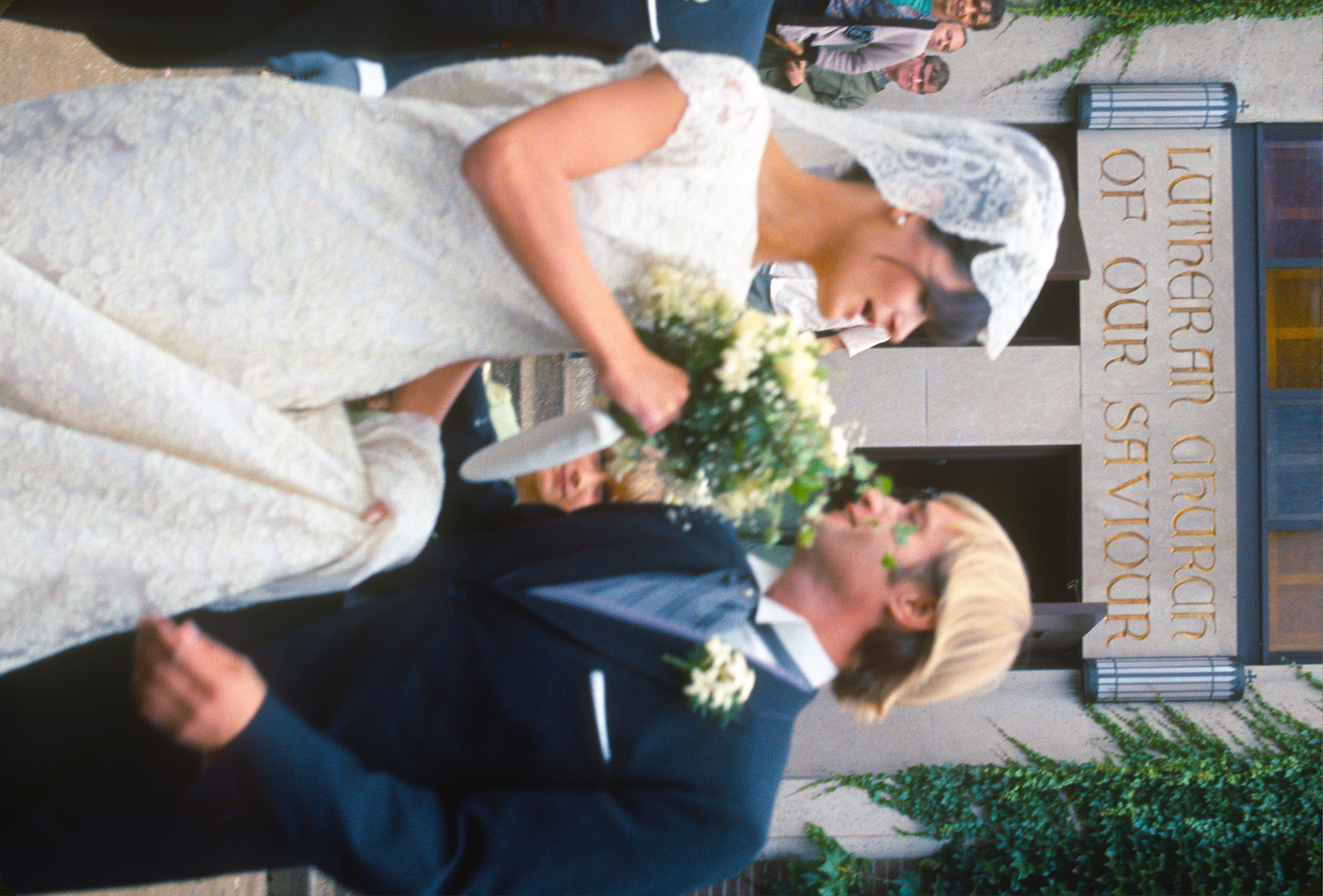 Katherine Carpenter y David McCallum en su boda en Nueva York el 16 de septiembre de 1967 | Foto: Getty Images