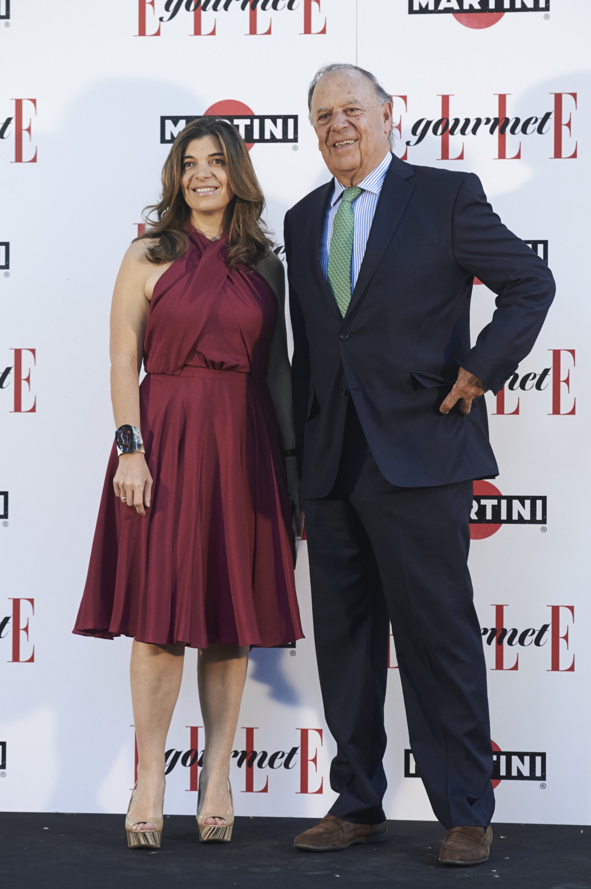 Carlos y Xandra Falco asisten a los Elle Gourmet Awards 2015 el 6 de julio de 2015 en Madrid, España. | Foto: Getty Images
