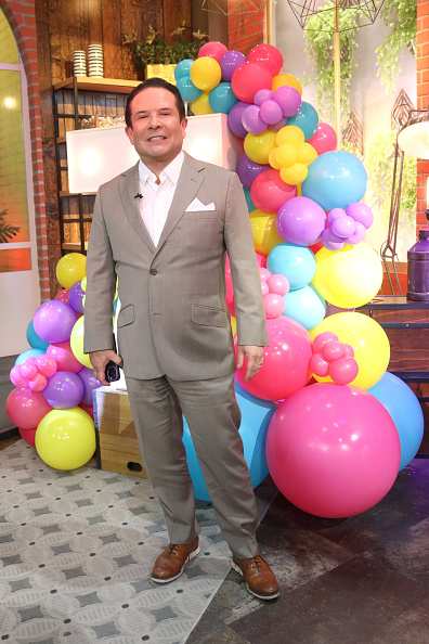 Gustavo Adolfo Infante posa durante el evento del séptimo aniversario en la sede de Imagen TV, el 25 de julio de 2024, en la Ciudad de México, México | Fuente: Getty Images