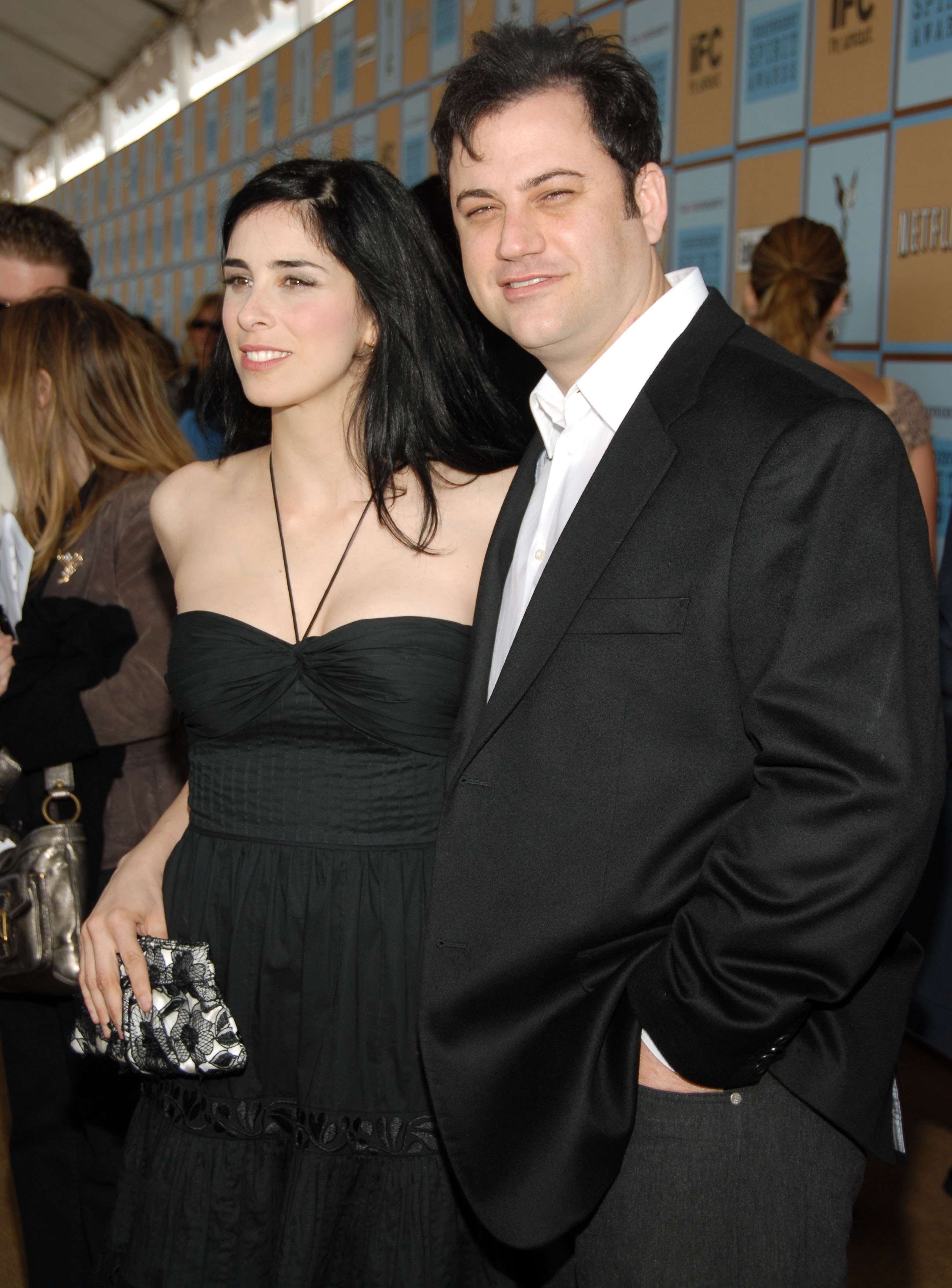 Jimmy Kimmel con el maestro de ceremonias de los Independent Spirit Awards 2006 el 29 de septiembre de 2001 | Fuente: Getty Images