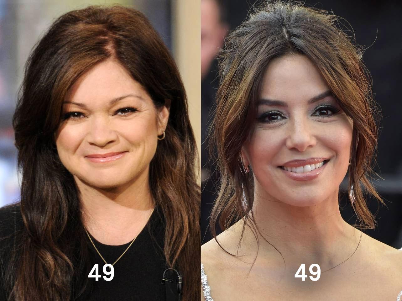 Valerie Bertinelli y Eva Longoria a los 49 años | Fuente: Getty Images