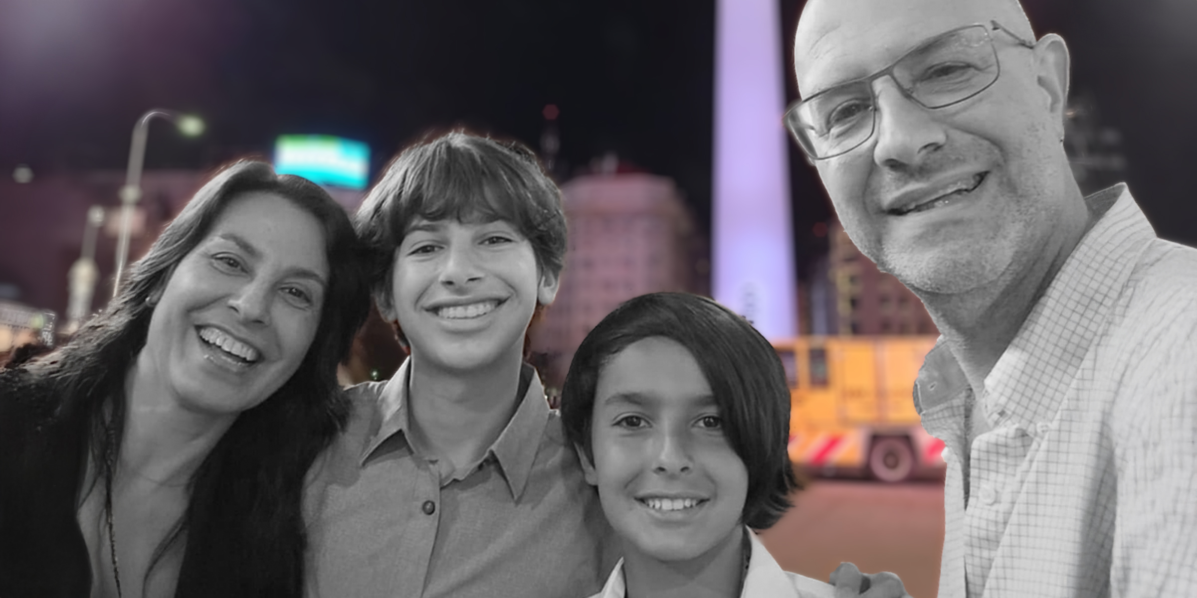 Laura Leguizamón con su esposo Adrián y sus hijos Ian e Ivo | Fuente: Facebook/laura.leguizamon.1044
